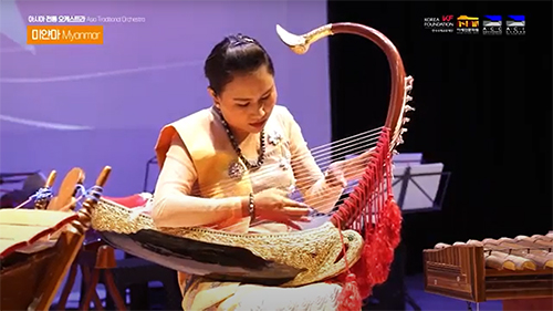 아시아전통오케스트라의 미얀마 악기 연주 (Performance of Myanmarese Musical <font color='red'>Instruments</font> by Asia <font color='red'>Traditional</font> Orchestra)